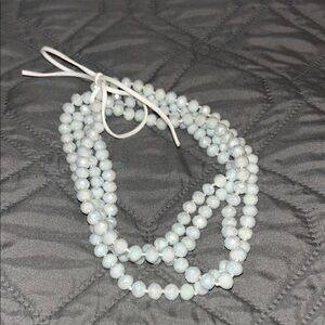 Elegant White Layering Necklace